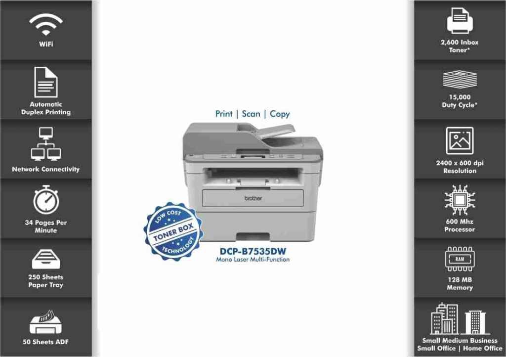 Printer Brother DCP B7535 DW